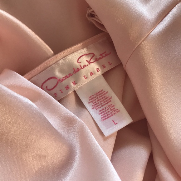 💋SOLD💋Oscar de la Renta Pink Label Soft Pink Nightgown - Picture 6 of 8